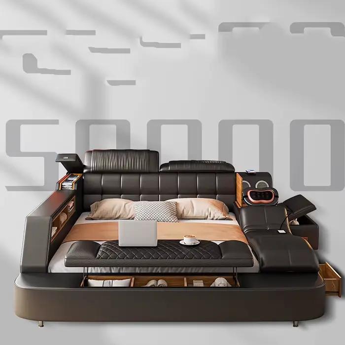 Lit fantaisie de luxe, tête de lit King Size