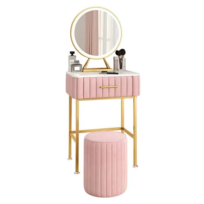 Coiffeuse de rangement de bijoux nordique pour filles