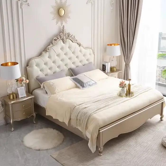 Lit double multifonctionnel de luxe moderne Letto Matrimoniale