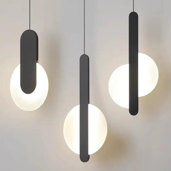 Nordique LED Lustre Salon Chambre Lampes De Chevet Restaurant Bar Art Minimaliste Lampes Suspendues Décor À La Maison Éclairage