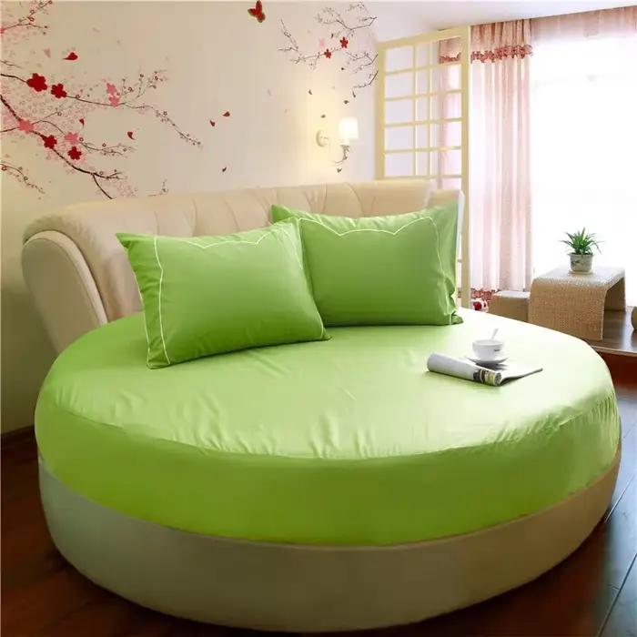Drap-housse rond en coton