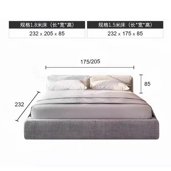 Tête de lit de luxe esthétique moderne pour garçon
