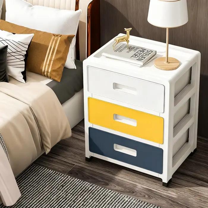 Table de chevet de style minimaliste moderne – un support de rangement portable qui permet d'économiser de l'espace