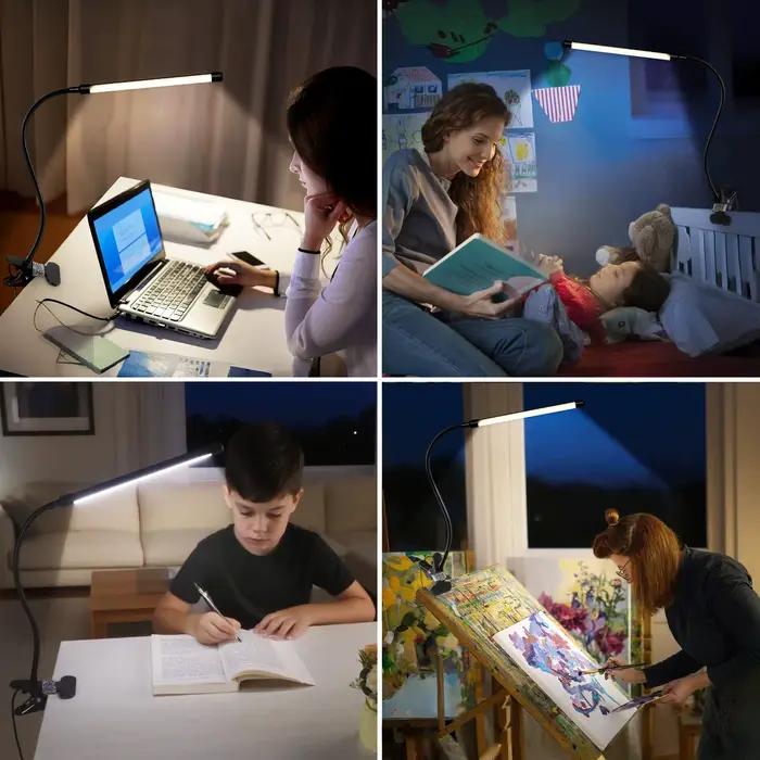 Lampe de lecture LED à clipser