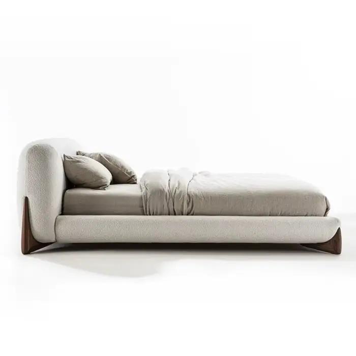 Lits uniques De luxe cadres minimalistes rembourrage lit King Size moderne dormir Cama De Lujo Para dortoir décoration De la maison