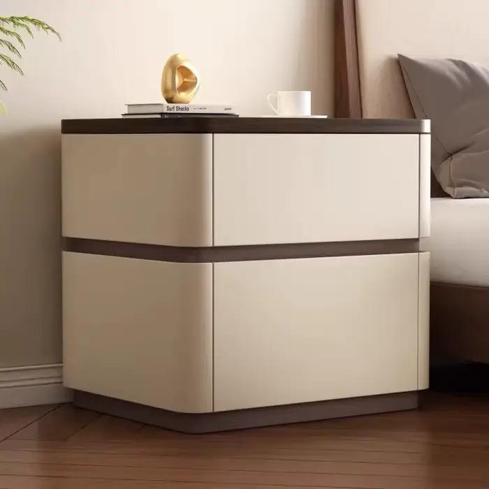 Table de chevet minimaliste moderne avec tiroirs