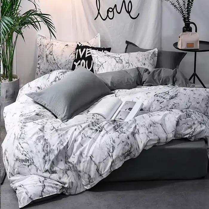 Ensemble de housse de couette avec taie d'oreiller