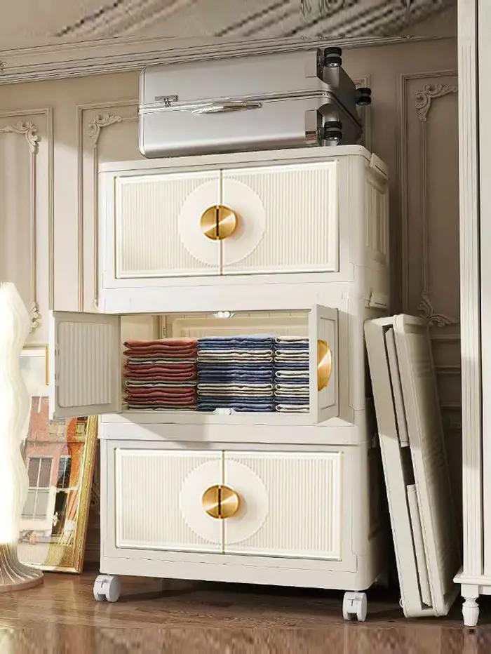 Armoire de rangement pliable multifonctionnelle Grande capacité