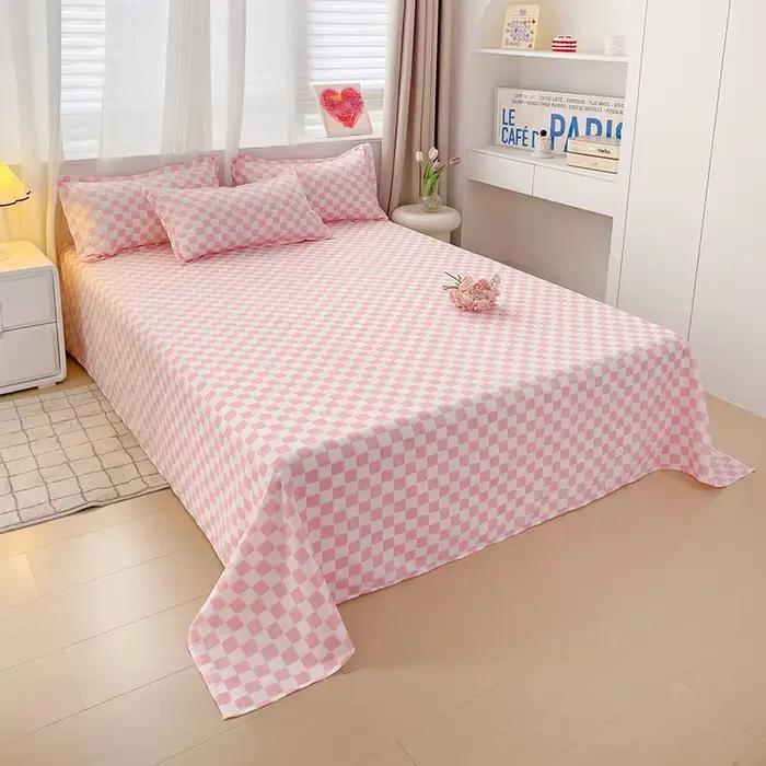 Draps de linge de lit doux de haute qualité