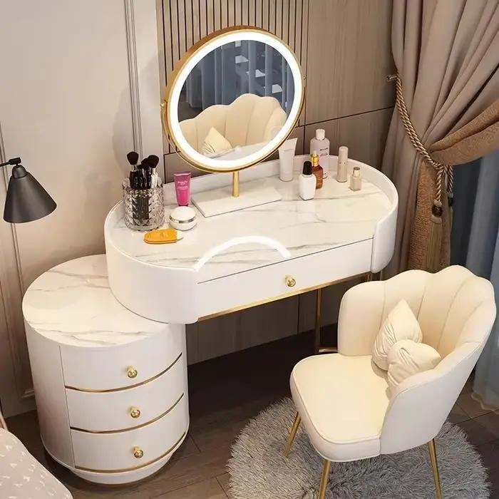 Commode minimaliste italienne style crème