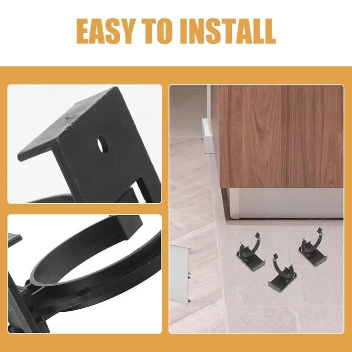 Clips de plinthe de jambe de meubles