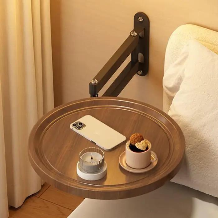 Table murale pliante pour lit