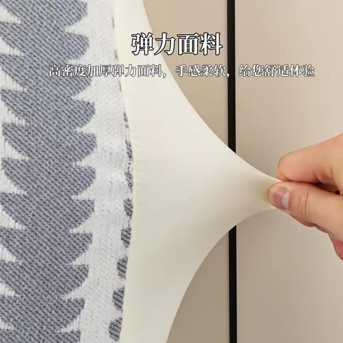 Housse de tête de lit complète en Chenille de Style nordique