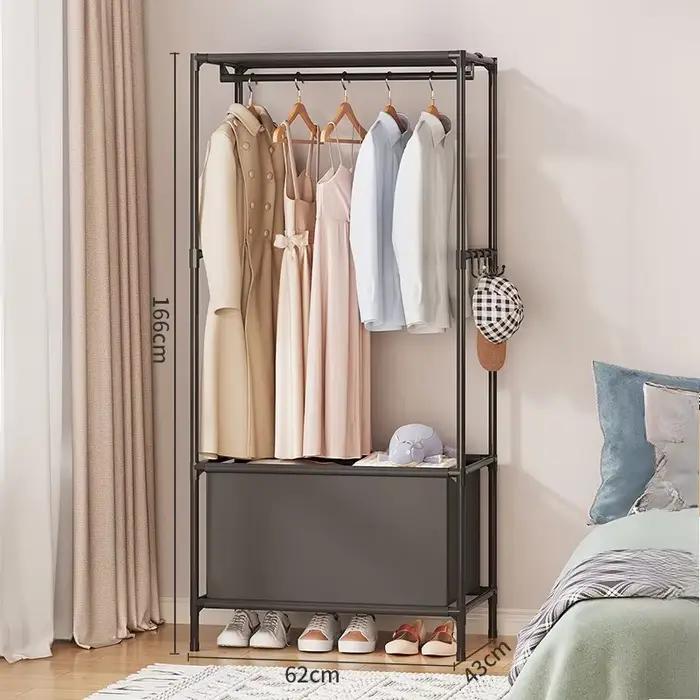 Petite armoire placard à vêtements facile à assembler