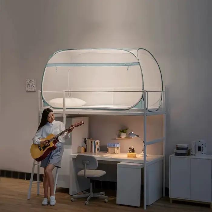 Moustiquaire pour lit superposé à Double fermeture éclair