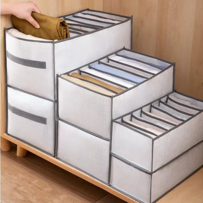 Placard organisateur de vêtements pantalons jean boîte de rangement armoire tiroir