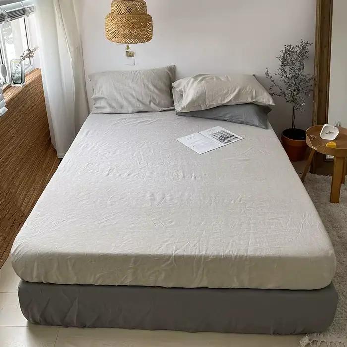 Drap-housse en lin pur 35cm