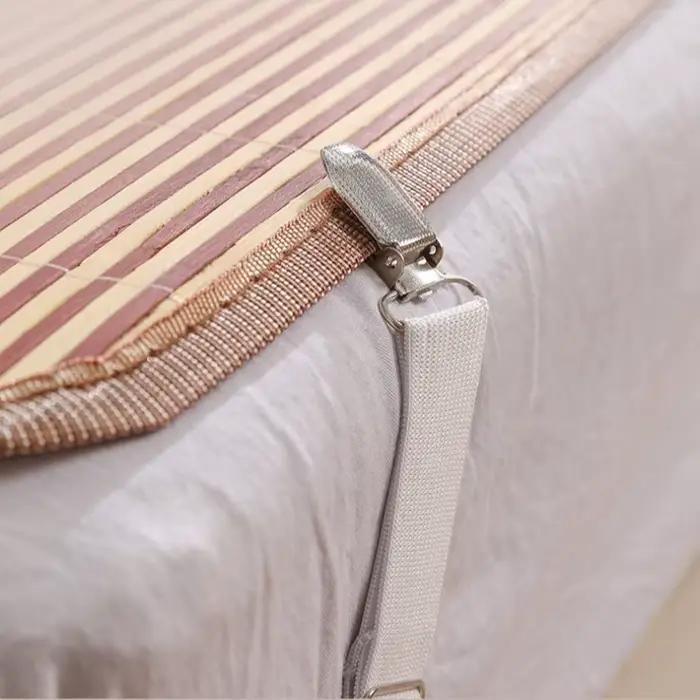 2/4 pièces Fixe-draps et fixe-tapis rafraîchissant dissimulés pour la maison