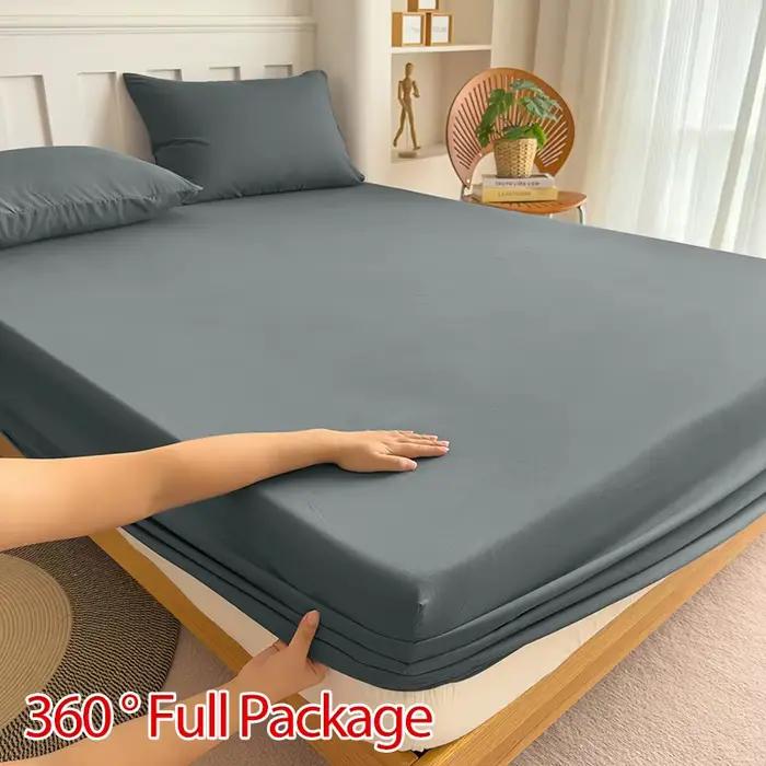Drap-housse 90/120/150/180x200 avec bande élastique