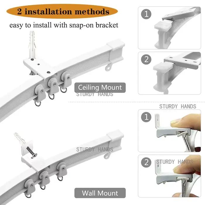 Rideau Flexible et pliable de 1 à 6M