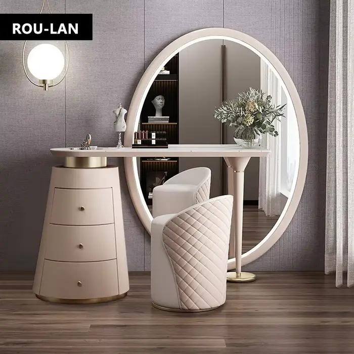 Coiffeuse de luxe légère pour chambre à coucher