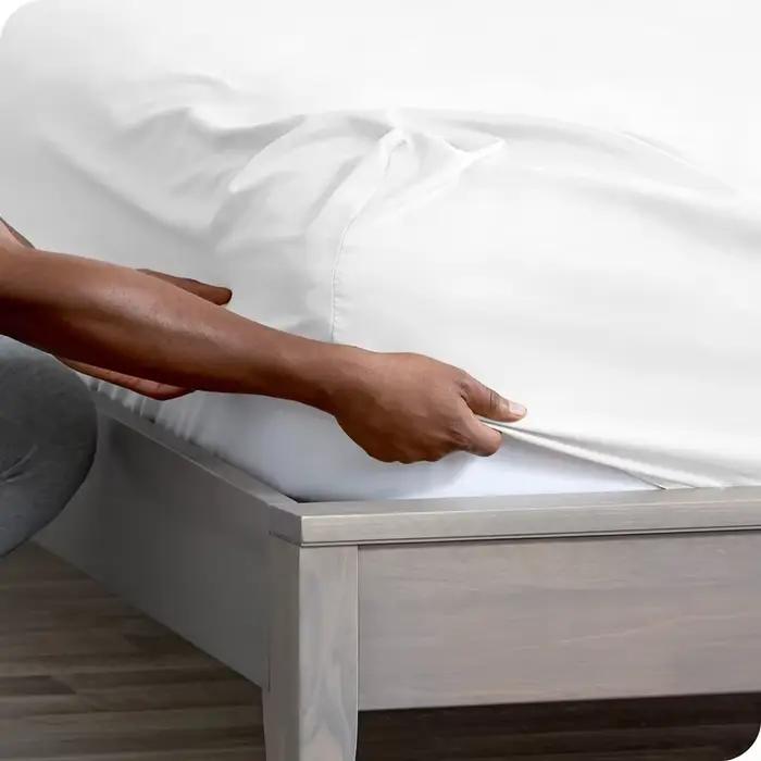 Drap-housse personnalisé avec Photo de téléchargement, drap de lit personnalisé pour la décoration de la maison, housse de lit personnalisée avec bande élastique, sans taie d'oreiller