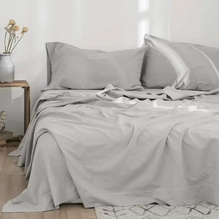 Draps de lit 100% lin doux