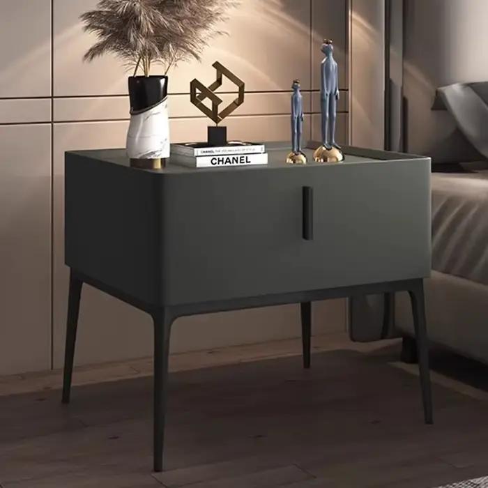 Rangement décor Table De nuit tiroir moderne chambre à coucher