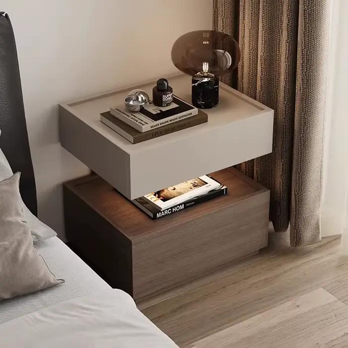 Table De nuit De rangement tiroir Simple