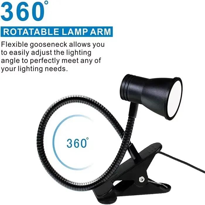 Lampe de bureau à clipser