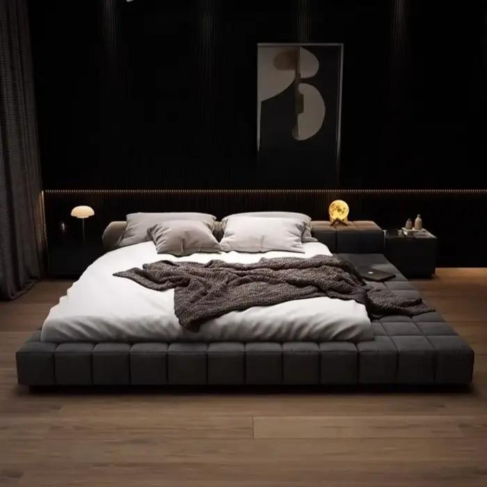 Lit moderne européen esthétique Unique lit Double pour enfants 180x200 Cama De Lujo Para dortoir accessoires De maison