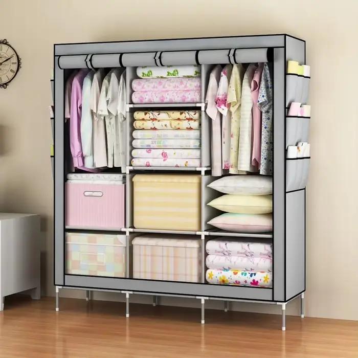 Placard armoire organisateur support de rangement Portable vêtements chaussures
