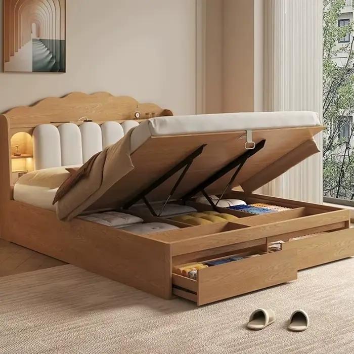 Lits de chambre japonais uniques de style loft 180x200