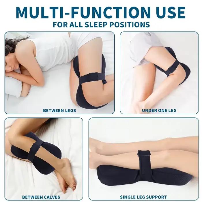 Coussin de jambe pour dormeurs latéraux, doux et confortable, pour canapé et lit, évite le frottement des jambes, coussin de soulagement de la sciatique pour dormeurs latéraux
