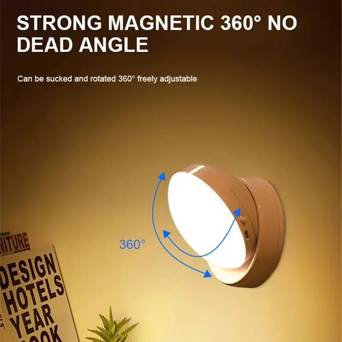 LED veilleuse USB charge intelligente Induction humaine pour armoire de chevet maison garde-robe éclairage capteur de mouvement lumière lampe à LED