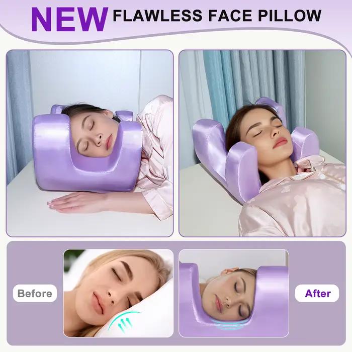 Oreiller de lit en mousse à mémoire de forme pour le visage
