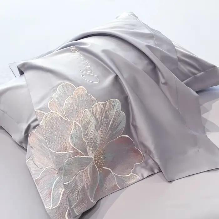 Housse de couette en coton pur à longues fibres
