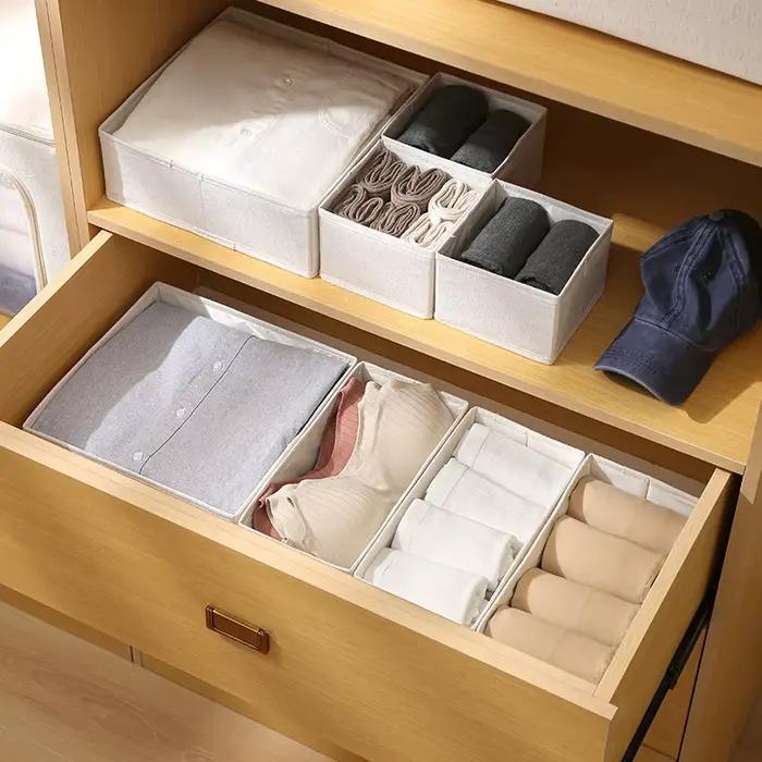 Organisateur de vêtements boîte de rangement sous-vêtements soutien-gorge chaussettes armoire tiroir