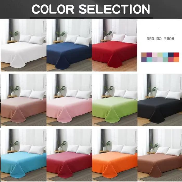 Draps de lit 1 pièce, blanc pur