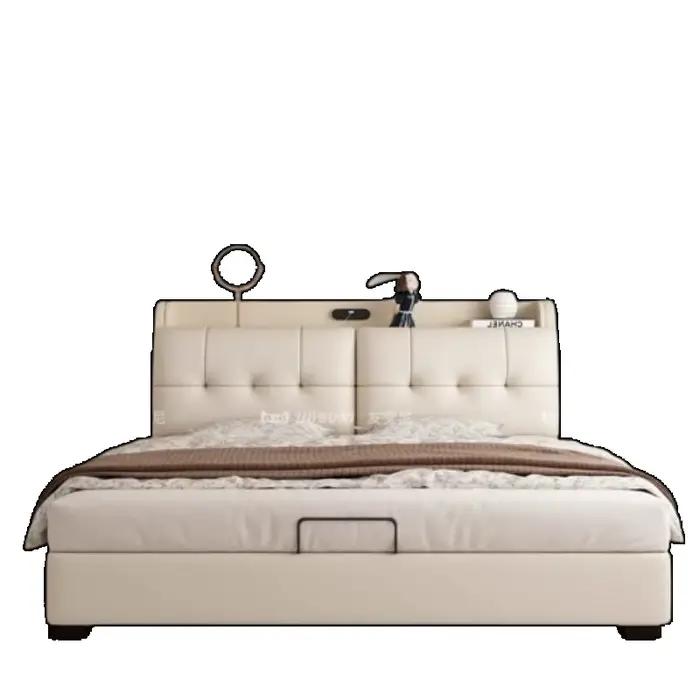 Tiroirs De rangement cadres De Lit reine chambre moderne enfants tête De Lit multifonctionnel Meubles