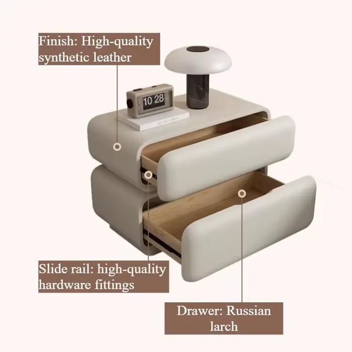 Tables de chevet nordiques pour chambre à coucher