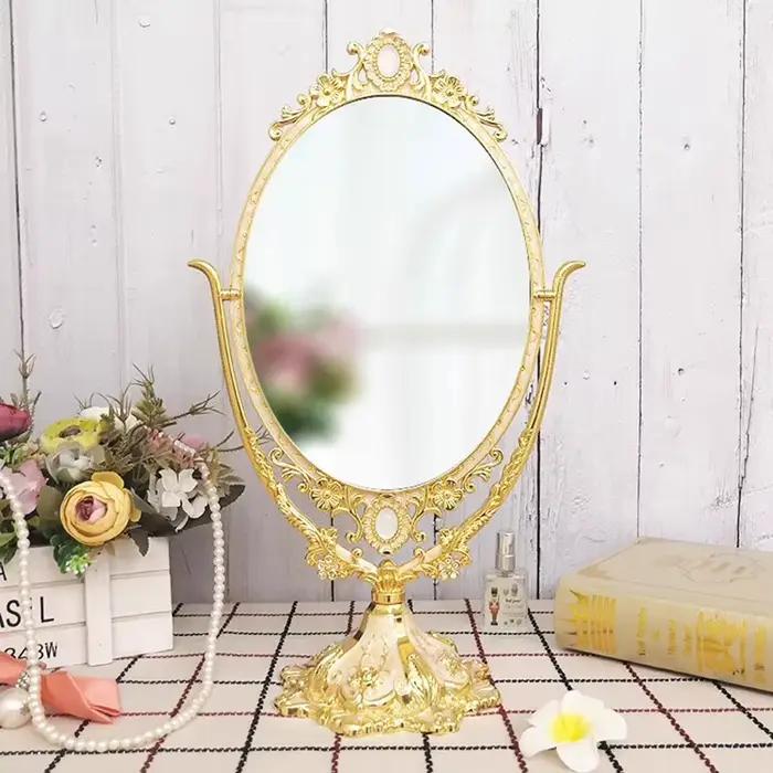Vanité coiffeuse miroir Design créatif luxe mode filles debout minimaliste