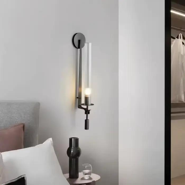 Lampes murales en verre pour chambre à coucher, chevet, hôtel, luminaires modernes, éclairage décoratif d'ambiance, luminaire pour la maison