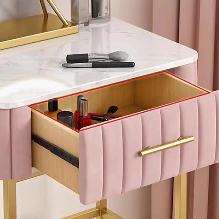Coiffeuse de rangement de bijoux nordique pour filles
