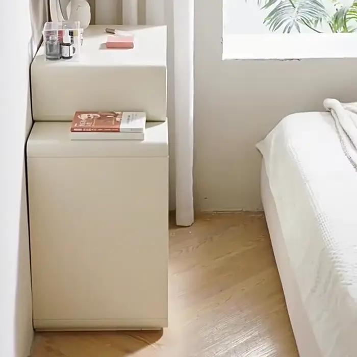 Commodes de chambre modernes blanches avec miroir