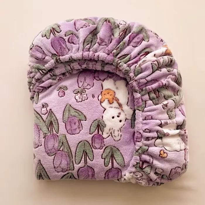 Draps de lit en flanelle polaire pour l'hiver