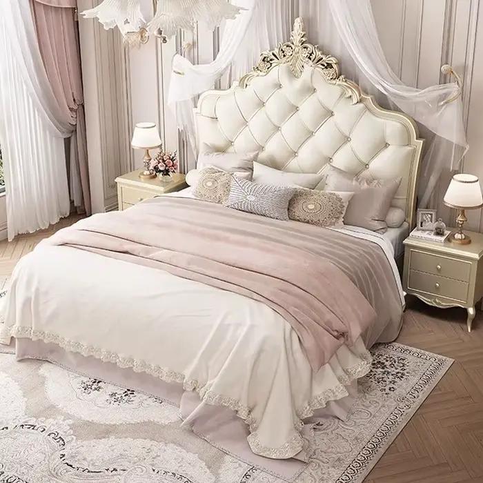 Lit double multifonctionnel de luxe moderne Letto Matrimoniale