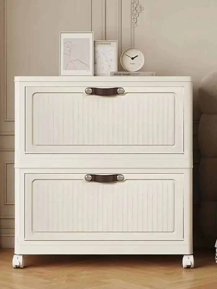 Armoire de rangement transparente pliable