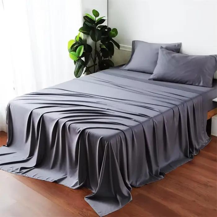 Drap plat 100% bambou pur