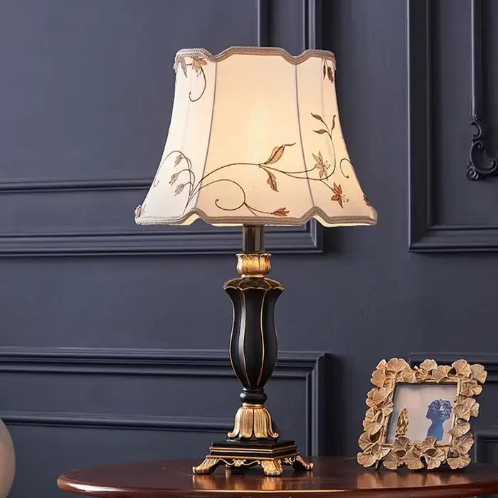 Lampe de table de chevet d'hôtel moderne